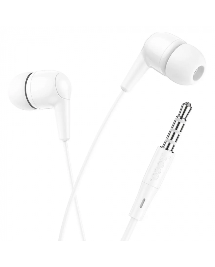 Hands Free Hoco M97 Enjoy Earphones Stereo 3.5mm με Μικρόφωνο και Πλήκτρο Λειτουργίας Λευκά