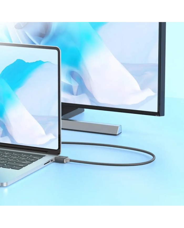 Καλώδιο σύνδεσης Hoco US08 HDMI 2.0 σε HDMI 4K 60Hz HD 18Gbps 3μ Μαύρο