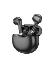 Wireless Hands Free Hoco EW61 June V5.3 320mAh Συμβατό με Master/Slave Εναλλαγή και 7 Ώρες Ομιλίας Μαύρα