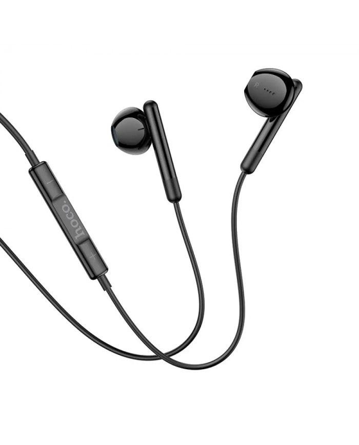 Hands Free Hoco M93 Earphones Stereo USB-C Συμβατά με Όλες τις Συσκευές USB-C Μαύρο 1.2m