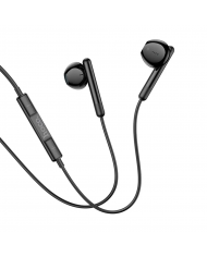 Hands Free Hoco M93 Earphones Stereo USB-C Συμβατά με Όλες τις Συσκευές USB-C Μαύρο 1.2m