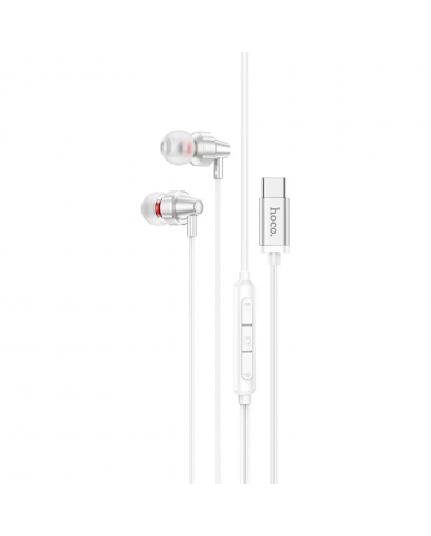 Hands Free Hoco M90 Delight Earphones Deep Bass Stereo USB-C Συμβατά με Όλες τις Συσκευές