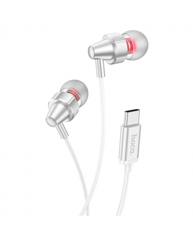 Hands Free Hoco M90 Delight Earphones Deep Bass Stereo USB-C Συμβατά με Όλες τις Συσκευές