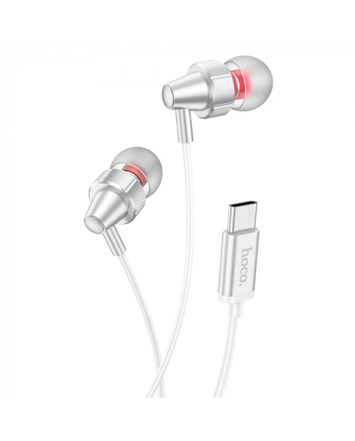 Hands Free Hoco M90 Delight Earphones Deep Bass Stereo USB-C Συμβατά με Όλες τις Συσκευές