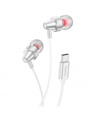 Hands Free Hoco M90 Delight Earphones Deep Bass Stereo USB-C Συμβατά με Όλες τις Συσκευές