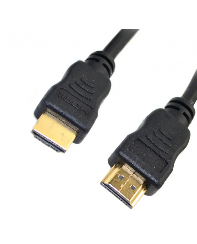 Καλώδιο σύνδεσης Jasper HDMI 1.4 A Αρσενικό σε A Αρσενικό Gold Plated CCS 1m Μαύρο