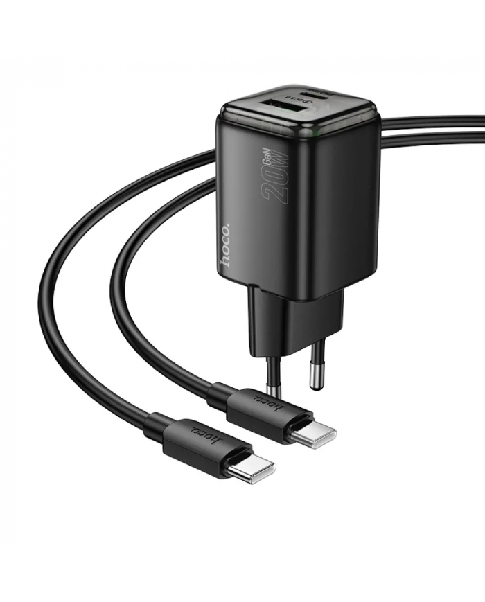 Φορτιστής Ταξιδίου Hoco N52 Monsoon με 2 Εξόδους Φόρτισης USB QC3.0 20W