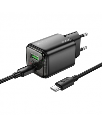 Φορτιστής Ταξιδίου Hoco N52 Monsoon με 2 Εξόδους Φόρτισης USB QC3.0 20W