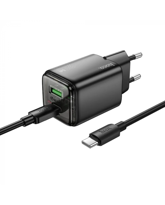 Φορτιστής Ταξιδίου Hoco N52 Monsoon με 2 Εξόδους Φόρτισης USB QC3.0 20W