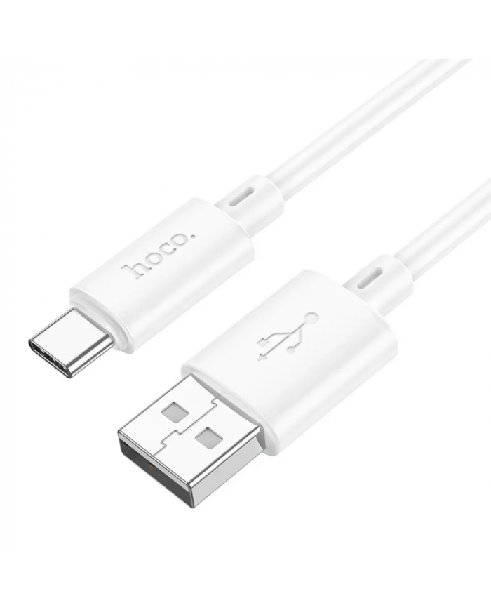 Καλώδιο σύνδεσης Hoco X88 USB σε USB-C 3.0A για Γρήγορη Φόρτιση και Μεταφορά Δεδομένων 1m Λευκό