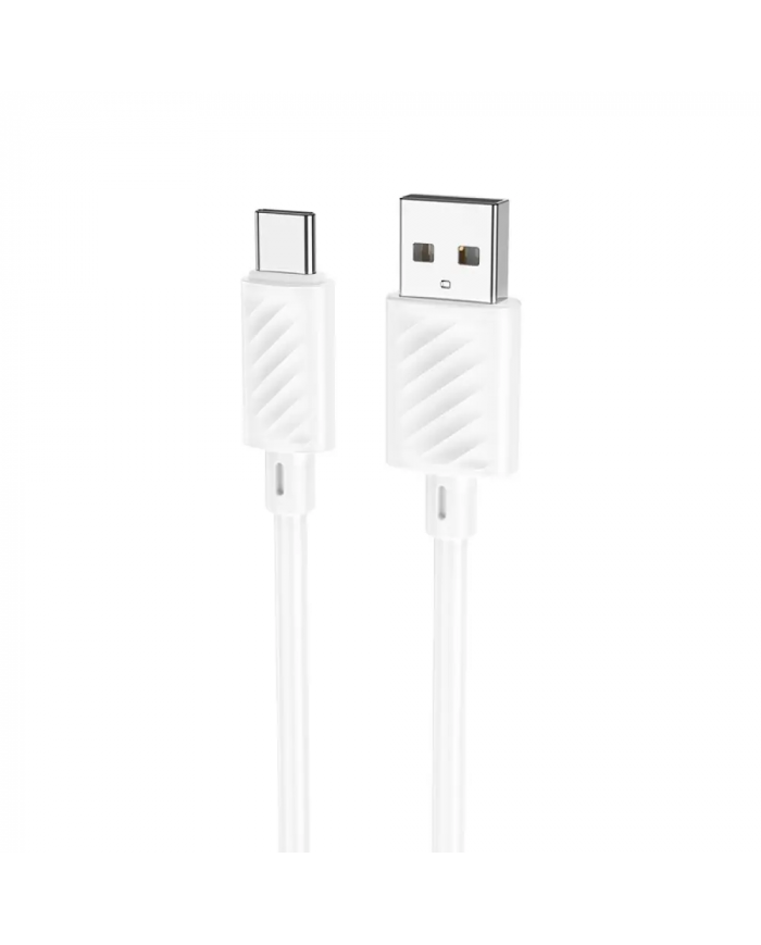 Καλώδιο σύνδεσης Hoco X88 USB σε USB-C 3.0A για Γρήγορη Φόρτιση και Μεταφορά Δεδομένων 1m Λευκό