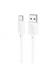 Καλώδιο σύνδεσης Hoco X88 USB σε USB-C 3.0A για Γρήγορη Φόρτιση και Μεταφορά Δεδομένων 1m Λευκό