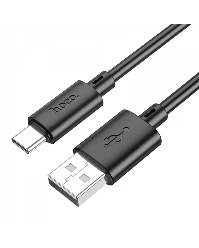 Καλώδιο σύνδεσης Hoco X88 USB σε USB-C 3.0A για Γρήγορη Φόρτιση και Μεταφορά Δεδομένων 1m Μαύρο