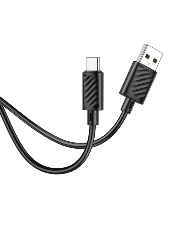 Καλώδιο σύνδεσης Hoco X88 USB σε USB-C 3.0A για Γρήγορη Φόρτιση και Μεταφορά Δεδομένων 1m Μαύρο