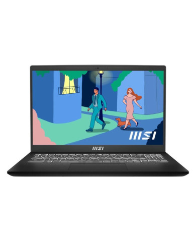 Laptop MSI Modern 15 B7M (Ryzen 5-7430U/16GB/512GB SSD/Windows 11) Classic Black (GR Keyboard)