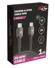 ATC-C1 Charge & Sync Cable Type C/C 60W