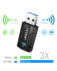 EDUP EP-AC1689GS AC1300 USB WiFi Adapter