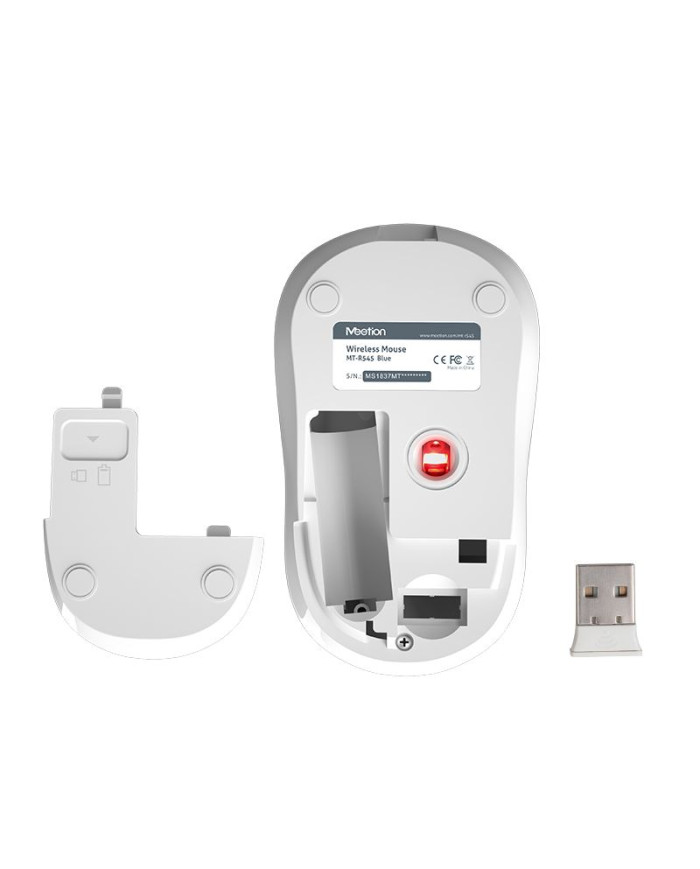 Meetion MT-R545 2.4G Ασύρματο Ποντίκι / Μπλέ