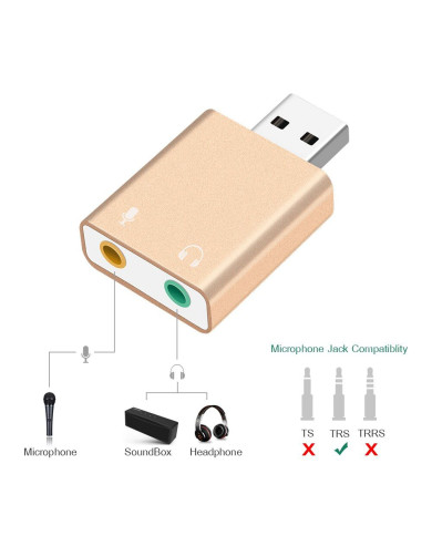 Κάρτα Ήχου Εξωτερική USB 7.1 Κάρτα Ήχου Εξωτερική USB 7.1