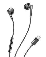 CELEBRAT earphones με μικρόφωνο G17, Lightning, 1.2m, λευκά