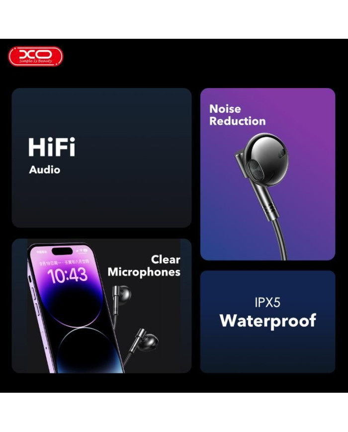 XO EP61 Handsfree Lighting Black