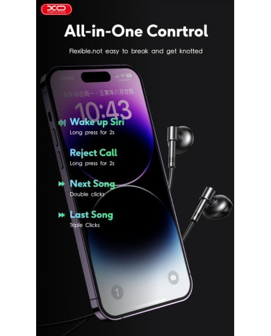 XO EP61 Handsfree Lighting Black