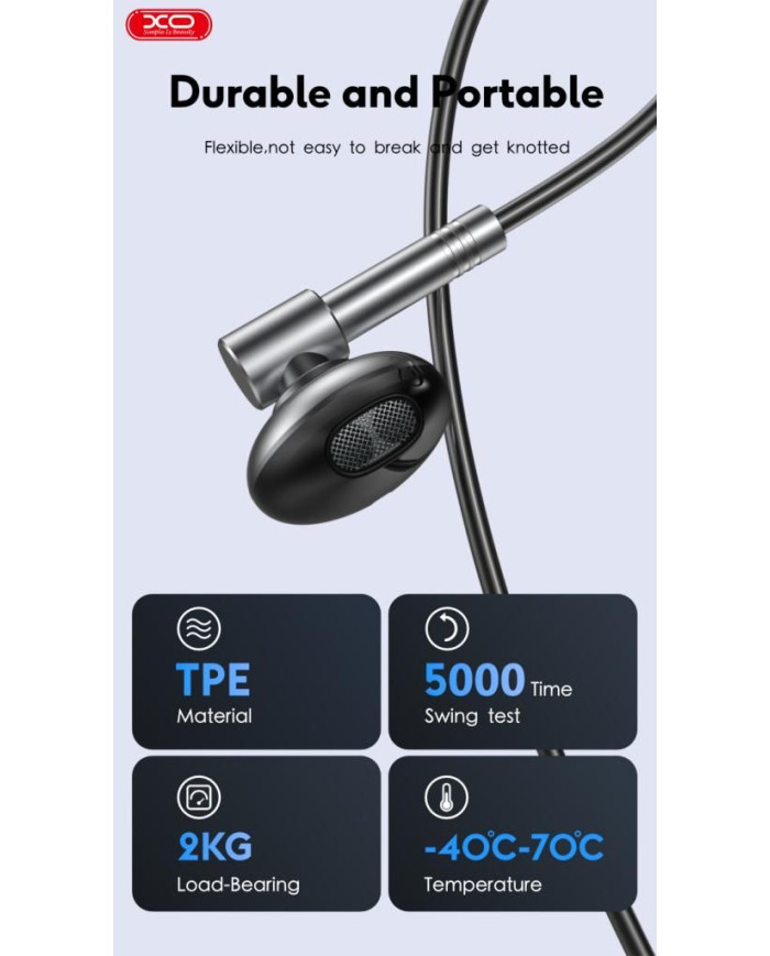 XO EP61 Handsfree Lighting Black