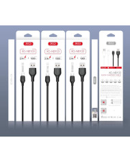 XO NB103 Καλώδιο Φόρτισης Type-C 2m Μαύρο