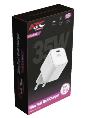 ATC-CHF2 Ultra Fast GaN Charger 35w White (Nano) ATC-CHF2 Ultra Fast GaN Charger 35w White (Nano)
