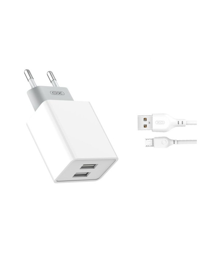 XO L65EU 2.4A Διπλής Θύρας USB Φορτιστής για Micro