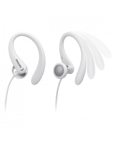 Hands Free Philips In-Ear HS Stereo 3.5mm TAA1105WT/00 Λευκό με Πλήκτρο Απάντησης και Μικρόφωνο,IPX2