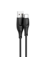 XO  Καλώδιο Φόρτισης + Data TypeC L 3M Zeus Series Μαύρο