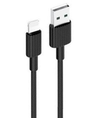 XO NB208 Καλώδιο Φόρτισης + Data Lightning 1m Μαύρο