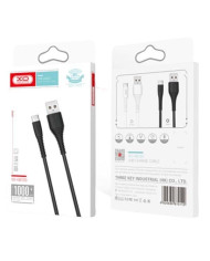 XO NB156 USB Καλώδιο Φόρτισης για Lightning Μαύρο