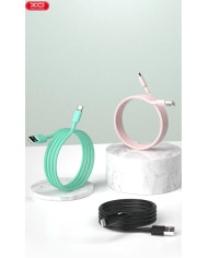 XO NB156 USB Καλώδιο Φόρτισης για Lightning Μαύρο