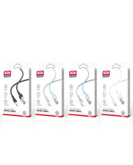 XO NB208 Καλώδιο Φόρτισης + Data Lightning 1m Μαύρο