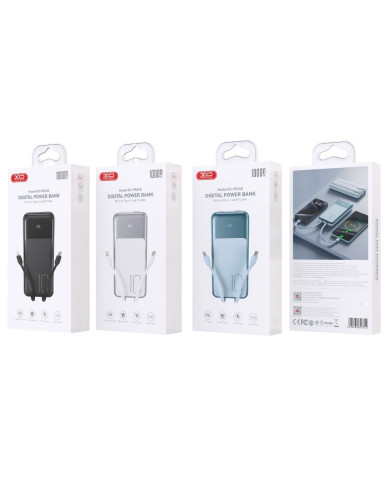 XO PR248 USB-C 20W / USB-A 22.5W Display Fast Charging Powerbank 10000mAh Μαύρο XO PR248 USB-C 20W / USB-A 22.5W Display Fast Charging Powerbank 10000mAh Μαύρο