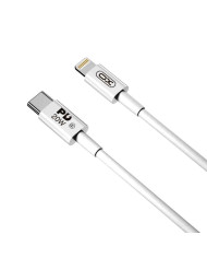 Καλώδιο Σύνδεσης Hoco X85 Strength USB-C σε Lightning PD20W Λευκό 1m Υψηλής Αντοχής