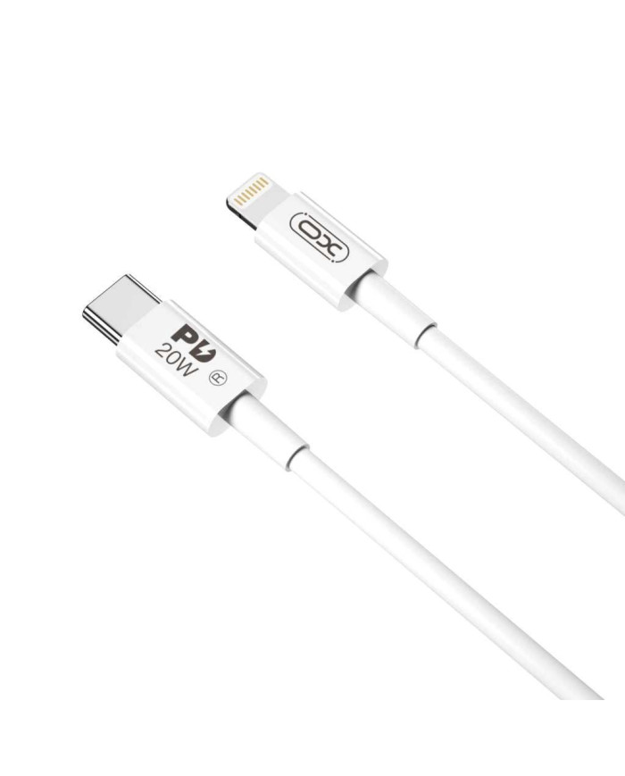 XO NB-Q189B PD 20W Καλώδιο Φόρτισης + Data Type-C Σε Lightning 2m