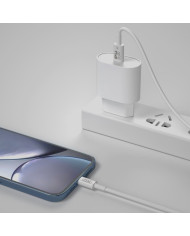 XO NB-Q189B PD 20W Καλώδιο Φόρτισης + Data Type-C Σε Lightning 2m