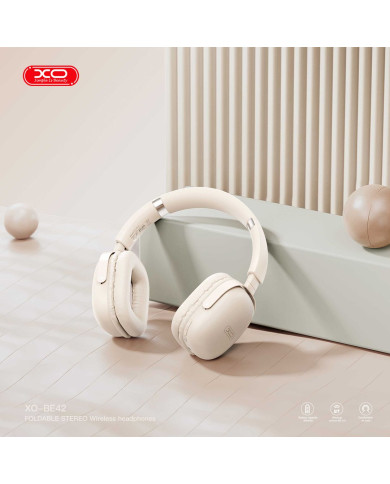 XO BE42 Scarlet Μεταλλικά Αναδιπλούμενα Ακουστικά Bluetooth (Μπεζ) XO BE42 Scarlet Μεταλλικά Αναδιπλούμενα Ακουστικά Bluetooth (Μπεζ)