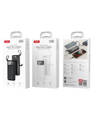 XO PR278 Powerbank με Ψηφιακή Οθόνη 10000 mAh Μαύρο