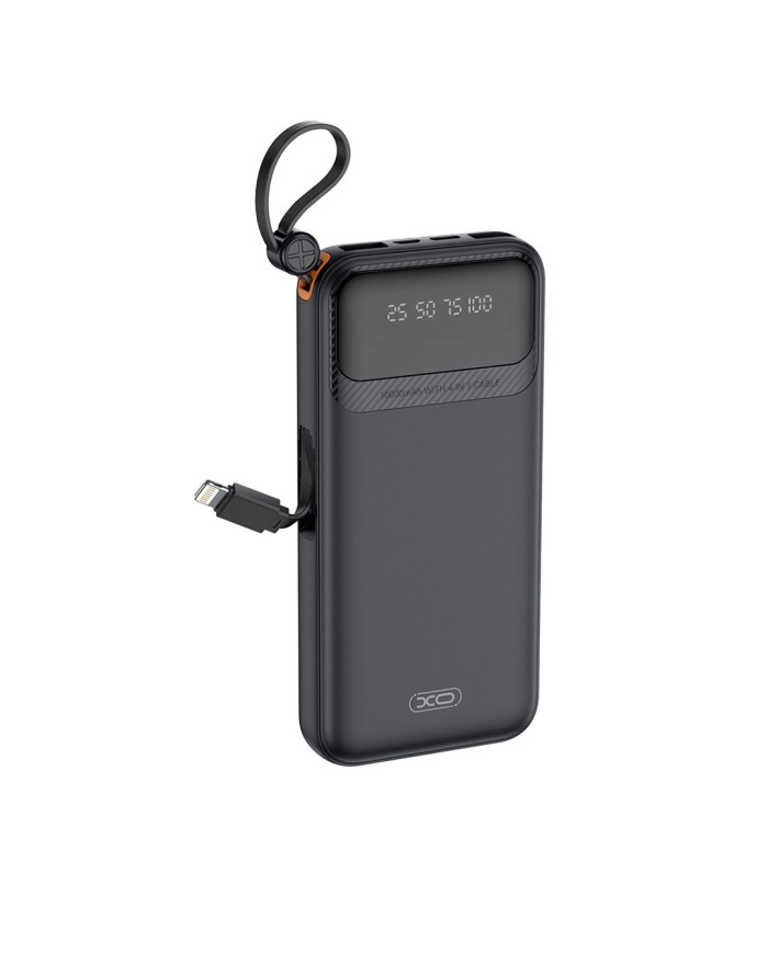 XO PR278 Powerbank με Ψηφιακή Οθόνη 10000 mAh Μαύρο
