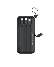 XO PR278 Powerbank με Ψηφιακή Οθόνη 10000 mAh Μαύρο