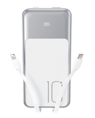 XO PR278 Powerbank με Ψηφιακή Οθόνη 10000 mAh Μαύρο