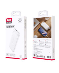 XO PB301 Light Display Powerbank 10000mAh (Λευκό)