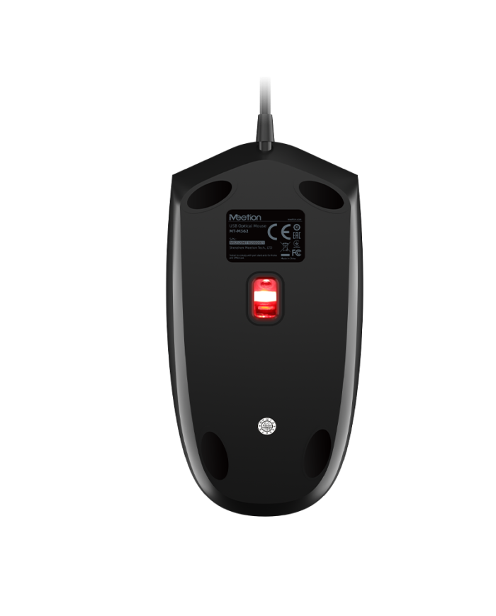 Meetion MT-M362 Ενσύρματο Ποντίκι / Μαύρο