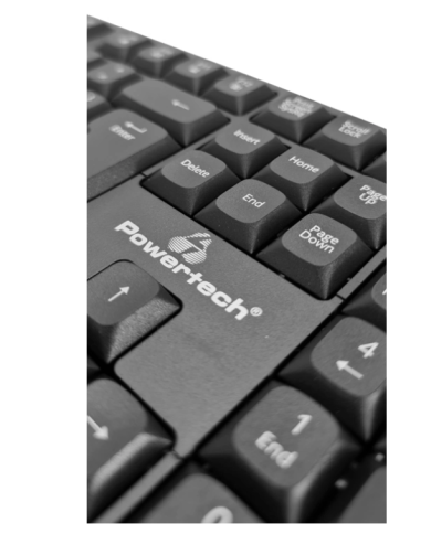 POWERTECH set ποντίκι & πληκτρολόγιο  2.4GHz & Bluetooth, μαύρο