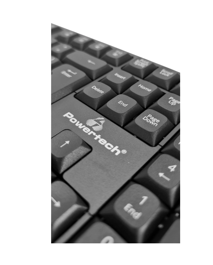 POWERTECH set ποντίκι & πληκτρολόγιο  2.4GHz & Bluetooth, μαύρο