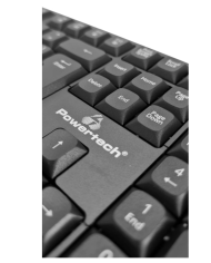 POWERTECH set ποντίκι & πληκτρολόγιο  2.4GHz & Bluetooth, μαύρο